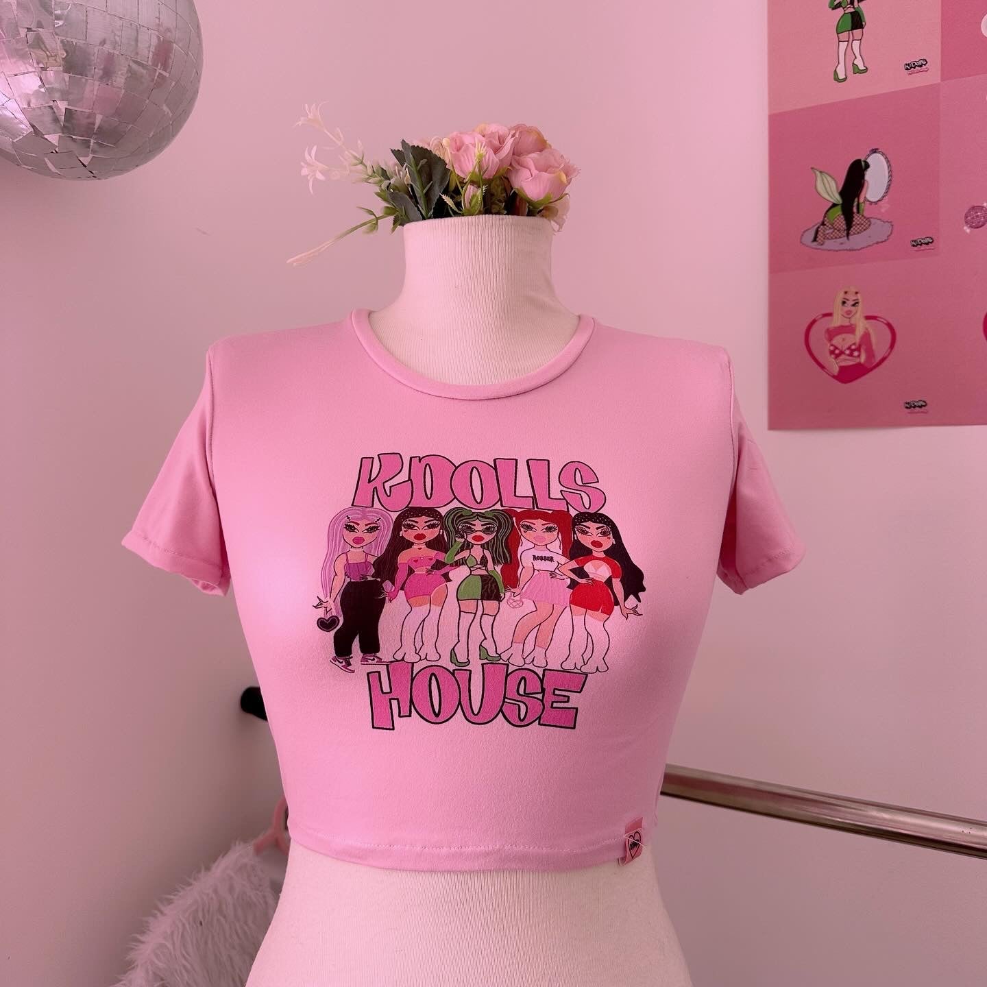 Crop Top Rosa Kdolls