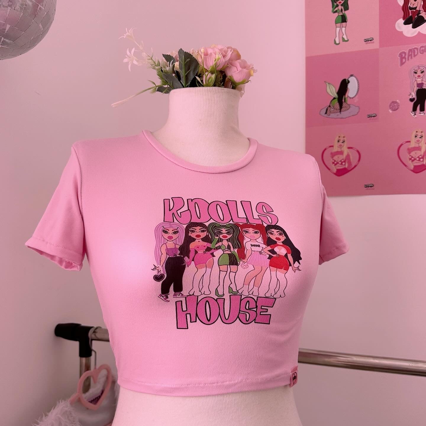 Crop Top Rosa Kdolls